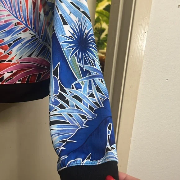 Nike tropical 🌴 workout jacket size medium - Picture 4 of 6